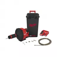 Машина за почистване на тръби и канали MILWAUKEE M18 FDCPF10-201C, 18V, 2.0Ah, Li-ion, 10.6м