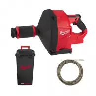 Машина за почистване на тръби и канали MILWAUKEE M18 FDCPF8-0C, 18V, 2.0-12Ah, Li-ion, 15м