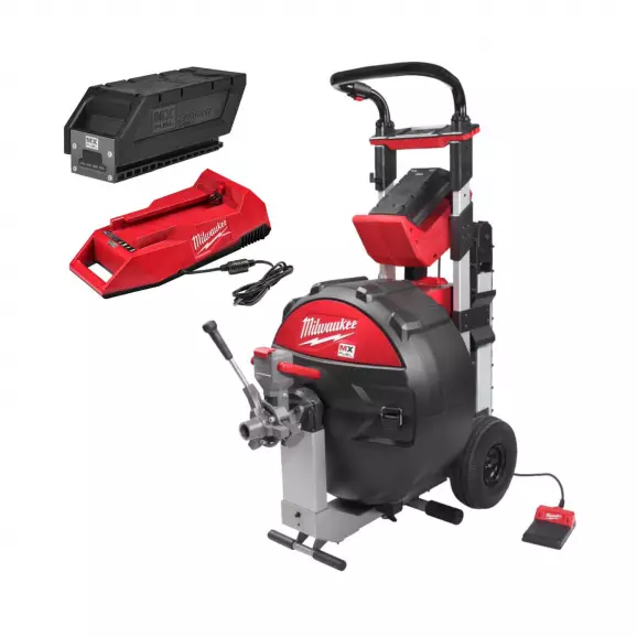 Машина за почистване на тръби и канали MILWAUKEE MXF LSDP-301, 72V, 3.0Ah, Li-ion, 23м