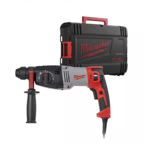 Перфоратор MILWAUKEE PH 28, 820W, 0-900об, 0-4000уд/мин, 3.4J, SDS-plus