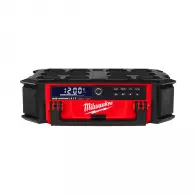 Радиоприемник акумулаторен MILWAUKEE M18 PRCDAB+-0, 230V, 18V, 2.0-12Ah, Li-Ion, Bluetooth