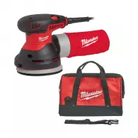 Шлайф ексцентриков MILWAUKEE ROS 125 E, 300W, 7000-12000об/мин, ф125мм