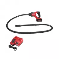 Вибратор за бетон акумулаторен MILWAUKEE M18 FCVN12-551, 18V, 5.5Ah, Li-Ion, ф25х1200мм