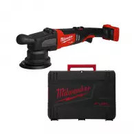 Акумулаторна полирмашина MILWAUKEE M18 FROP15-0X, 18V, 2.0-12Ah, Li-Ion, 2650-5100об/мин., ф125мм, безчетков