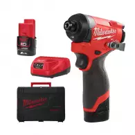 Акумулаторен гайковерт ударен MILWAUKEE M12 FID2-202X, 12V, 2.0Ah, Li-Ion, 170Nm, 1/4
