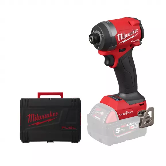 Акумулаторен гайковерт ударен MILWAUKEE M18 ONEID3-0X, 18V, 2.0-12Ah, Li-Ion, 1/4