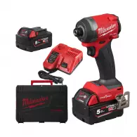 Акумулаторен гайковерт ударен MILWAUKEE M18 ONEID3-502X, 18V, 5.0Ah, Li-Ion, 1/4