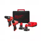Акумулаторен комплект MILWAUKEE M12 FPP2A2-602X (M12 FPD2-0 + M12 FID2-0), 12V, 6.0Ah, Li-Ion - small