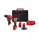 Акумулаторен комплект MILWAUKEE M12 FPP2D2-422X (M12 FPD2-0 + M12 BPRT-0), 12V, 2.0Ah, Li-Ion - small