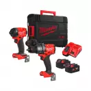 Акумулаторен комплект MILWAUKEE M18 FPP2A3-502X (M18 FPD3 + M18 FID3), 18V, 5.0Ah, Li-Ion - small