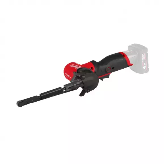 Акумулаторен лентов шлайф MILWAUKEE M12 FBFL13-0, 12V, 2.0-6.0Ah, Li-Ion, 0-1105м/мин, 13х457мм, безчетков