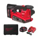 Акумулаторен лентов шлайф MILWAUKEE M18 FBTS75-552X, 18V, 5.5Ah, Li-Ion, безчетков - small