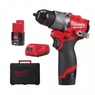Акумулаторен ударен винтоверт MILWAUKEE M12 FPD2-202X, 12V, 2.0Ah, Li-Ion, 37Nm, безчетков