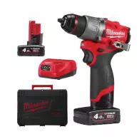 Акумулаторен ударен винтоверт MILWAUKEE M12 FPD2-402X, 12V, 4.0Ah, Li-Ion, 45Nm, безчетков