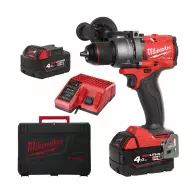 Акумулаторен ударен винтоверт MILWAUKEE M18 FPD3-402C, 18V, 4.0Ah, Li-Ion, 158Nm, безчетков