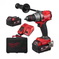 Акумулаторен ударен винтоверт MILWAUKEE M18 ONEPD3-502X, 18V, 5.0Ah, Li-Ion, 158Nm, безчетков