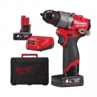 Акумулаторен винтоверт MILWAUKEE M12 FDD2-402X, 12V, 4.0Ah, Li-Ion, 45Nm, безчетков