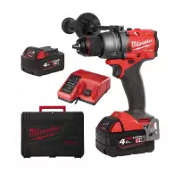 Акумулаторен винтоверт MILWAUKEE M18 FDD3-402C, 18V, 4.0Ah, Li-Ion, 158Nm, безчетков