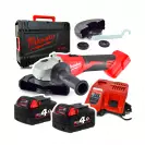 Акумулаторен ъглошлайф MILWAUKEE M18 BLSAG125X-402X, 18V, 4.0Ah, Li-Ion, ф125мм, безчетков - small