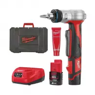Акумулаторна машина за разширяване на тръби MILWAUKEE C12 PXP-202C, 12V, 2.0Ah, Li-Ion