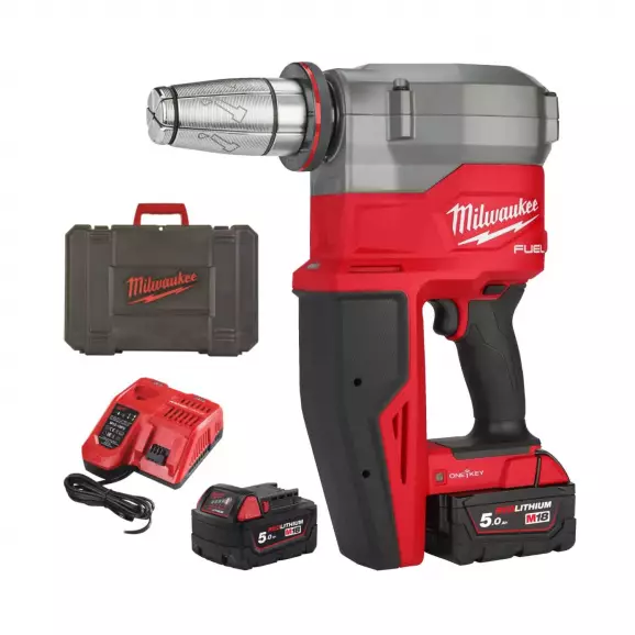 Акумулаторна машина за разширяване на тръби MILWAUKEE M18 FPXP-H06502C, 18V, 5.0Ah, Li-Ion