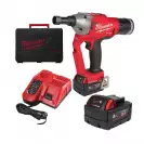 Акумулаторна нитачка MILWAUKEE M18 ONEFLT-502X, 18V, 5.0Ah, Li-Ion, 4.8-6.4мм (алуминий), безчетков - small