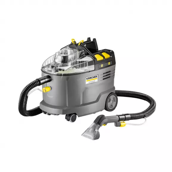 Акумулаторна перяща прахосмукачка KARCHER Puzzi 9/1 Bp, 36V, 6.0-7.5Ah, 3420л/мин, 9/7л (чиста/мръсна вода)