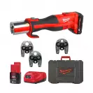 Акумулаторна преса за щанци и матрици MILWAUKEE M18 BLHPT-202C SET, 18V, 2.0Ah, Li-Ion, 32kN - small