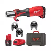 Акумулаторна преса за щанци и матрици MILWAUKEE M18 ONEBLHPT-302C SET, 18V, 3.0Ah, Li-Ion, 32kN