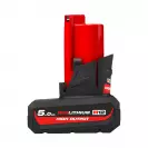 Батерия акумулаторна MILWAUKEE M12 HB5, 12V, 5.0Ah, Li-Ion - small, 262456