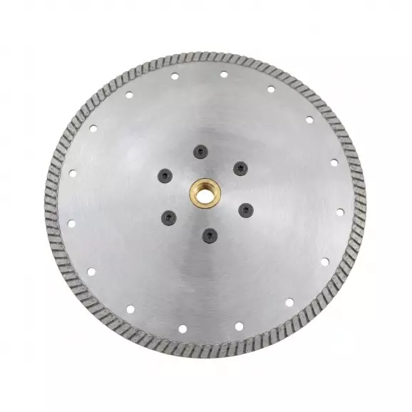 Диск диамантен DIMO TURBO 230x2.5x22.23мм, за гранит, мрамор и камък, сухо рязане с фланец ?