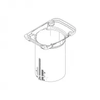 Корпус за акумулаторна фреза MAKITA, DRT50