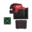 Линеен лазерен нивелир MILWAUKEE M12 CLL4P-0C, 2 лазерни линии, 4 точки, точност 3mm/10m, 38м, автоматично - small