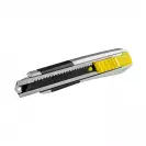 Макетен нож TOPMASTER KN02-9 18мм, метален, стоп бутон, метална глава - small
