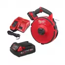 Машина за изтегляне на кабел MILWAUKEE M18 FPFT-202 36M ST SET, 18V, 2.0Ah, Li-Ion, 36м - small