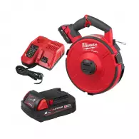 Машина за изтегляне на кабел MILWAUKEE M18 FPFT-202 36M ST SET, 18V, 2.0Ah, Li-Ion, 36м