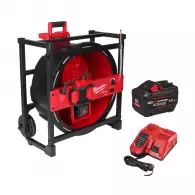 Машина за почистване на тръби и канали MILWAUKEE M18 HSFSM-122, 18V, 12Ah, Li-ion, 23м