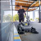 Метла механична акумулаторна KARCHER KM 70/30 C BP, 36V, 480мм, -м2, 3920м2/ч, 45л - small, 236486