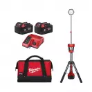 Прожектор акумулаторен MILWAUKEE M18 SAL2-502B, 18V, 8.0Ah, Li-Ion, LED, 2800lm - small