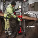 Прожектор акумулаторен MILWAUKEE M18 SAL2-502B, 18V, 8.0Ah, Li-Ion, LED, 2800lm - small, 246469
