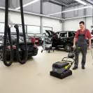 Ръчно водима подопочистваща машина KARCHER BR 40/10 C Adv, 230V, 1100об/мин, 10/10л, 400мм, 400м2 - small, 236268