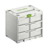 Шкаф за системни куфари FESTOOL SYS3-RK/6 M 337-Set, с 6 чекмеджета за системен куфар Systainer