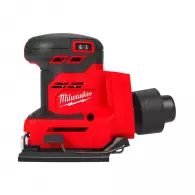 Шлайф вибрационен акумулаторен MILWAUKEE M18 BQSS-0, 18V, 2.0-12Ah, Li-Ion, 11000-13000об/мин, 113х104мм