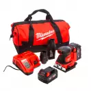 Шлайф вибрационен акумулаторен MILWAUKEE M18 BQSS-502B, 18V, 5.0Ah, Li-Ion, 11000-13000об/мин, 113х104мм - small