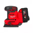 Шлайф вибрационен акумулаторен MILWAUKEE M18 BQSS-502B, 18V, 5.0Ah, Li-Ion, 11000-13000об/мин, 113х104мм - small, 250815