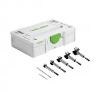 Свредла за панти FESTOOL 15-35мм 5части, за дърво, CV-стомана, 2 режещи ръба, шестостенна опашка