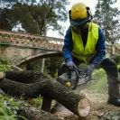 Трион верижен акумулаторен KARCHER CS 400/36 Bp, 36V, 6.0-7.5Ah, Li-Ion, 40см, безчетков мотор - small, 236469