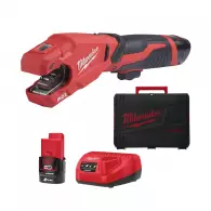 Тръборез акумулаторен MILWAUKEE M12 PCSS-202C, 12V, 2.0Ah, Li-Ion
