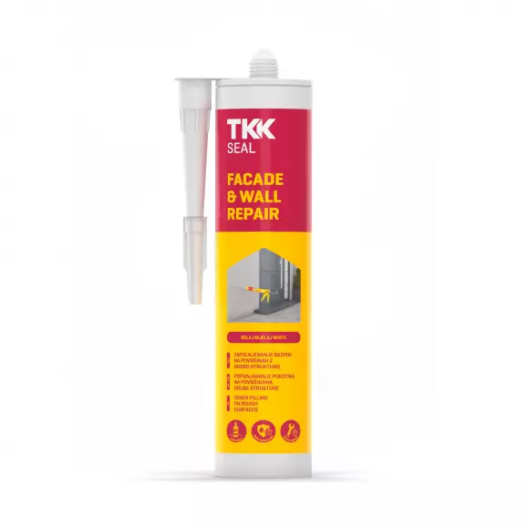 Акрилен уплътнител TKK SEAL Facade & Wall repair 300мл-бял