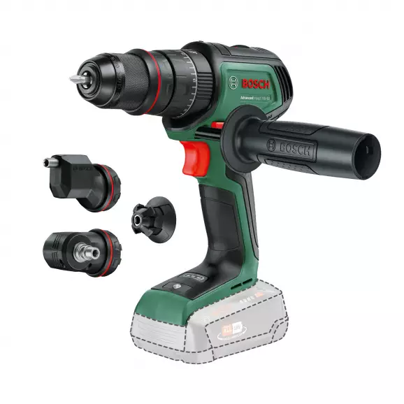 Акумулаторен ударен винтоверт BOSCH AdvancedImpact 18V-80 QuickSnap, 18V, 2.0-6.0Ah, Li-Ion, 82Nm